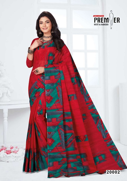 Premier Sun City Vol 20 Pure Cotton  Printed Designer Sarees